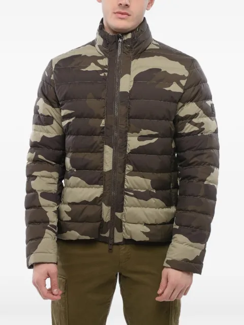 Woolrich Bering camouflage-print quilted padded jacket