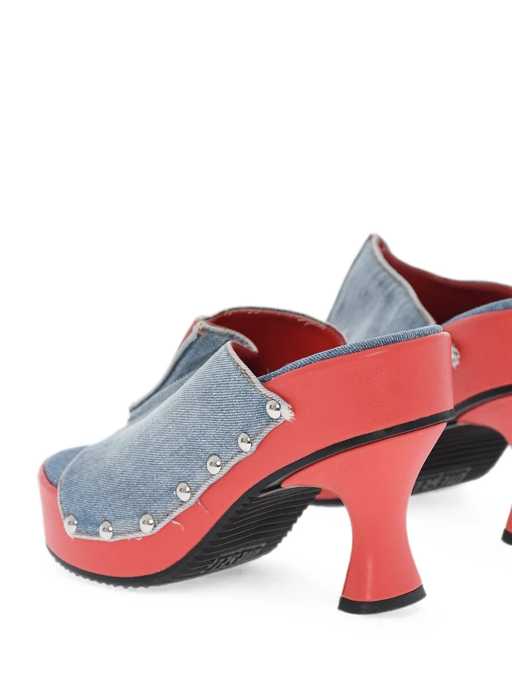 Diesel D-Woodstock stud-embellished sandals Blauw