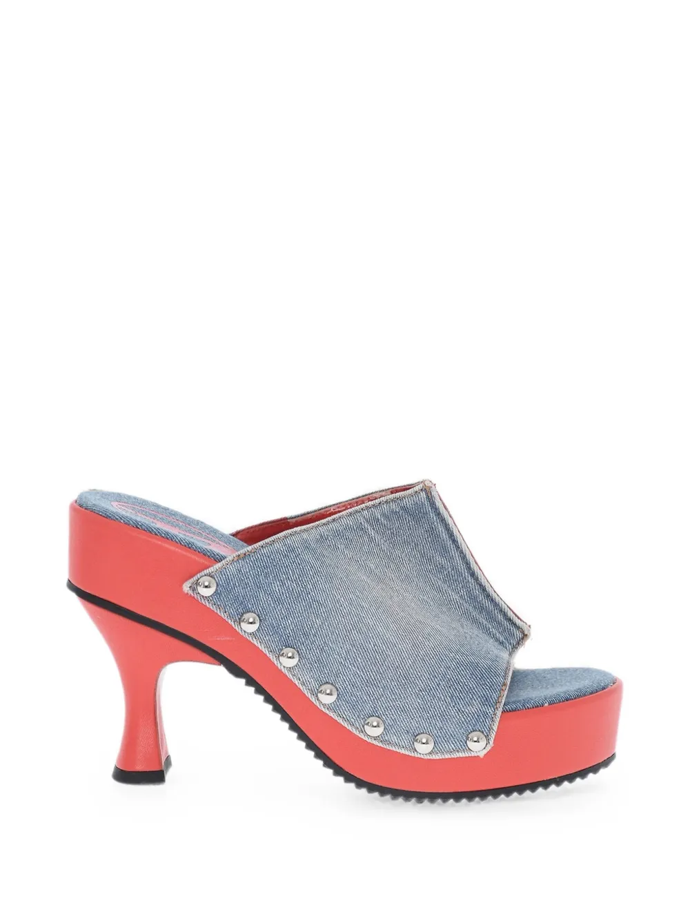 Diesel D-Woodstock stud-embellished sandals Blauw