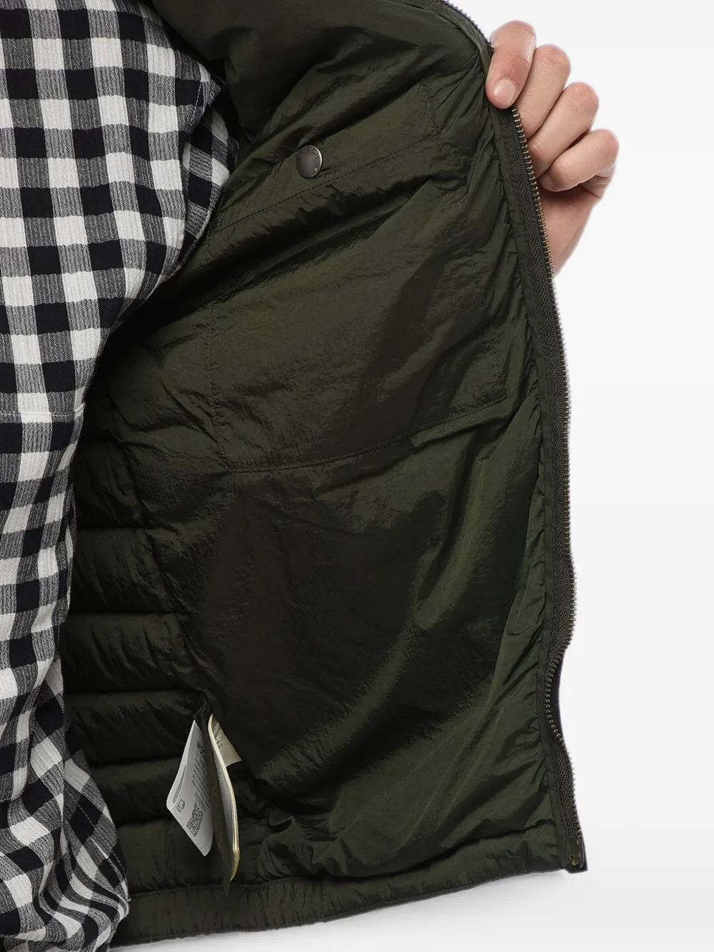Woolrich Sundance quilted puffer jacket Groen