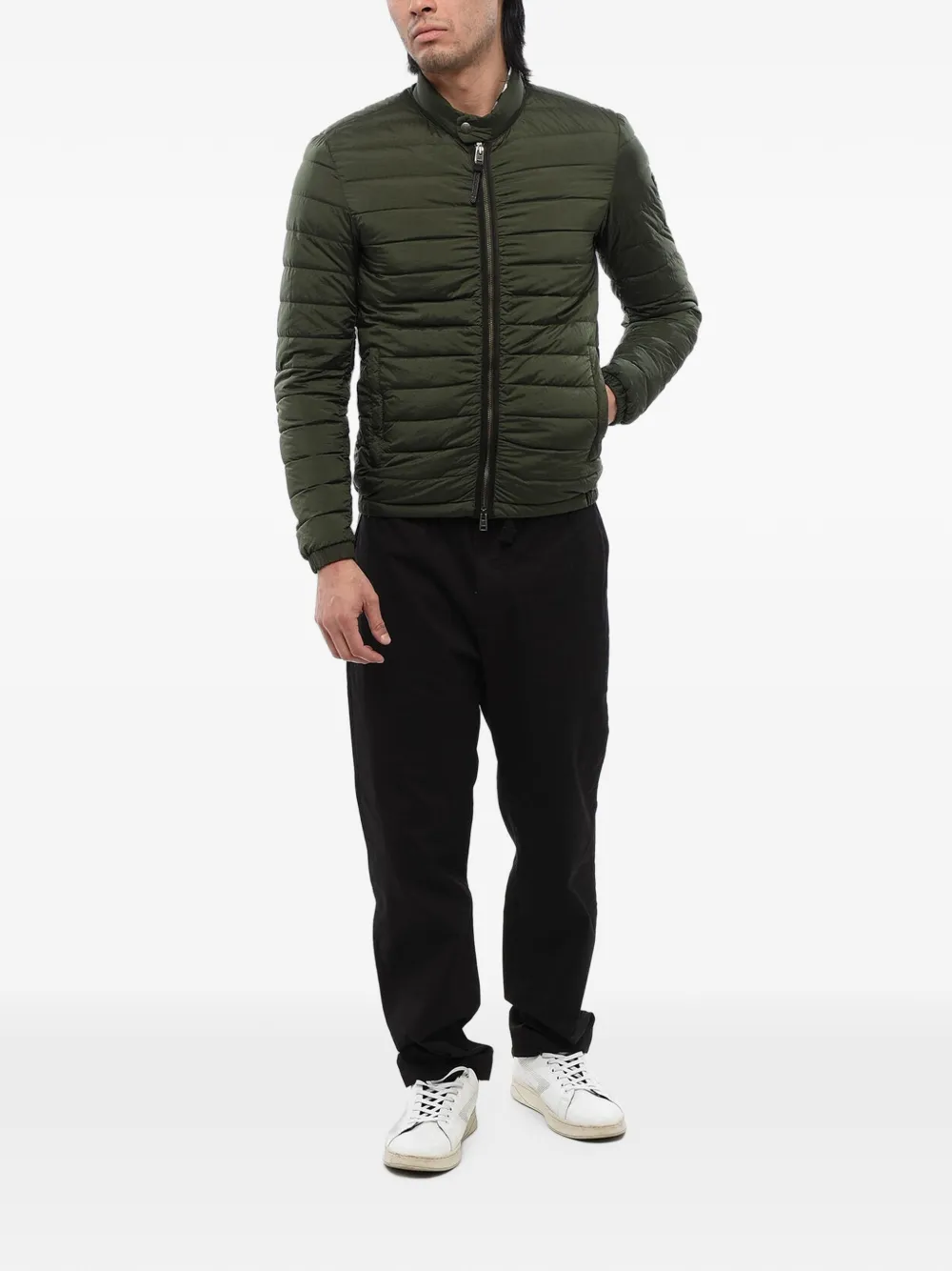 Woolrich Sundance quilted puffer jacket Groen