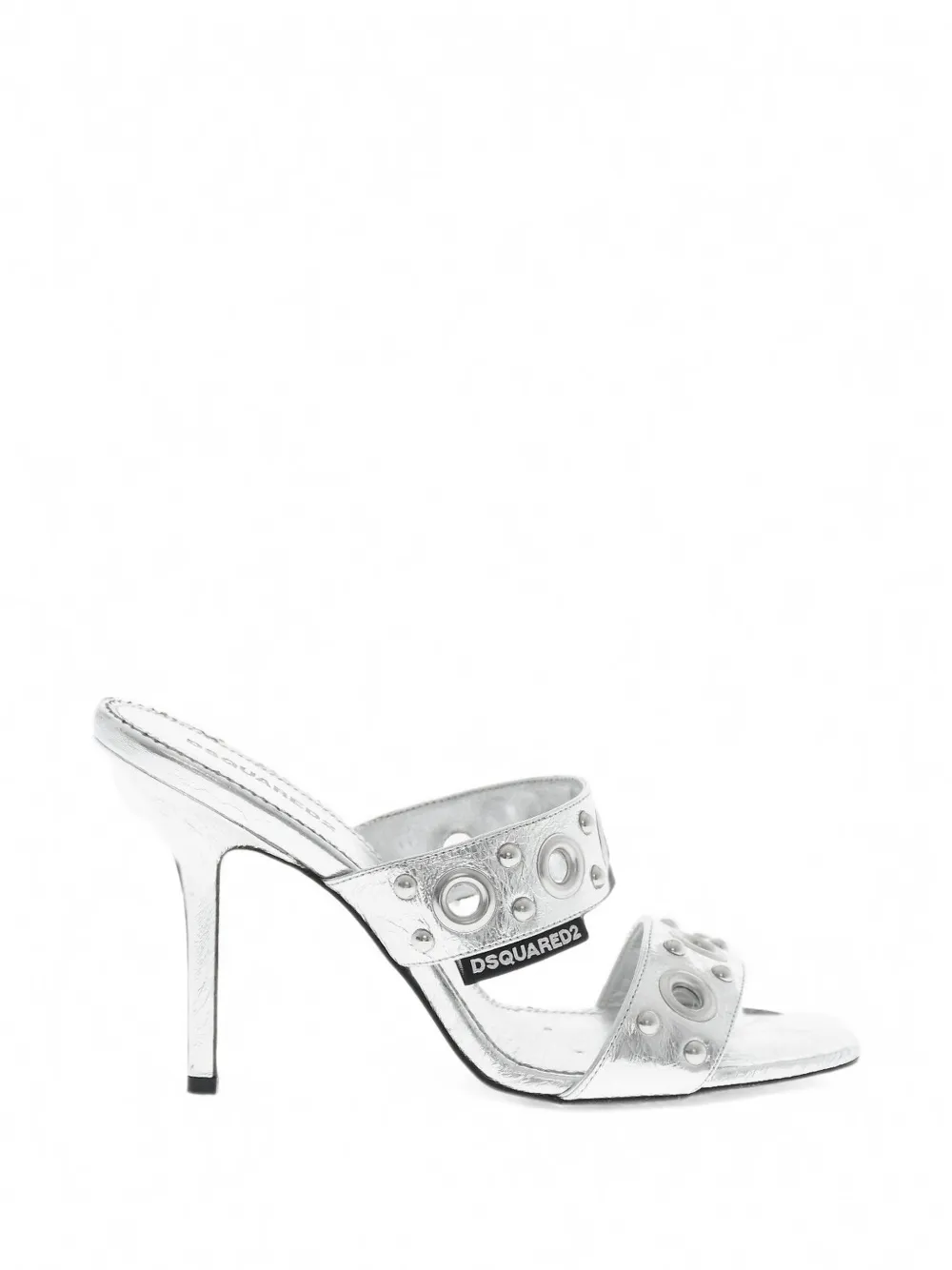 DSQUARED2 eyelet-embellished sandals Zilver