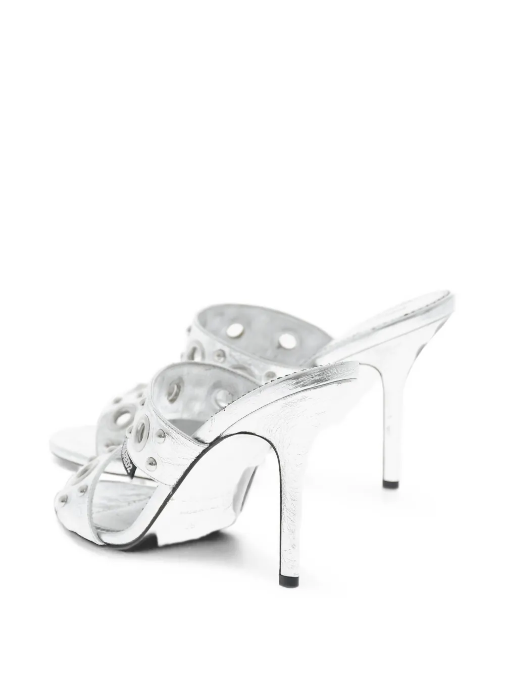 DSQUARED2 eyelet-embellished sandals Zilver