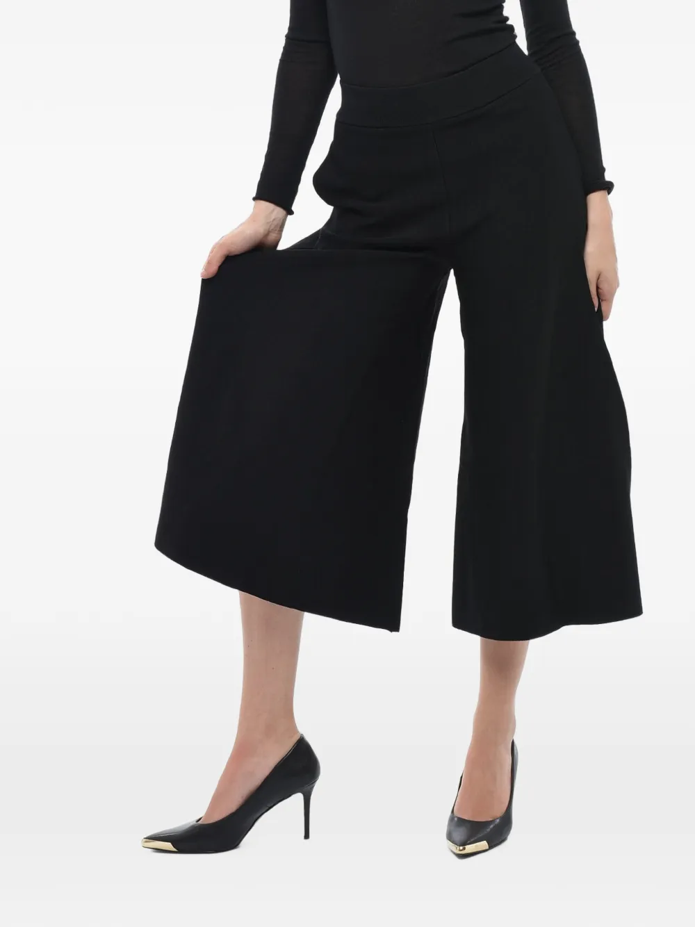 Stella McCartney high-rise palazzo pants - Schwarz