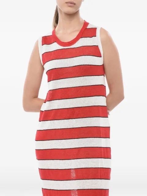 Woolrich striped sleeveless maxi dress