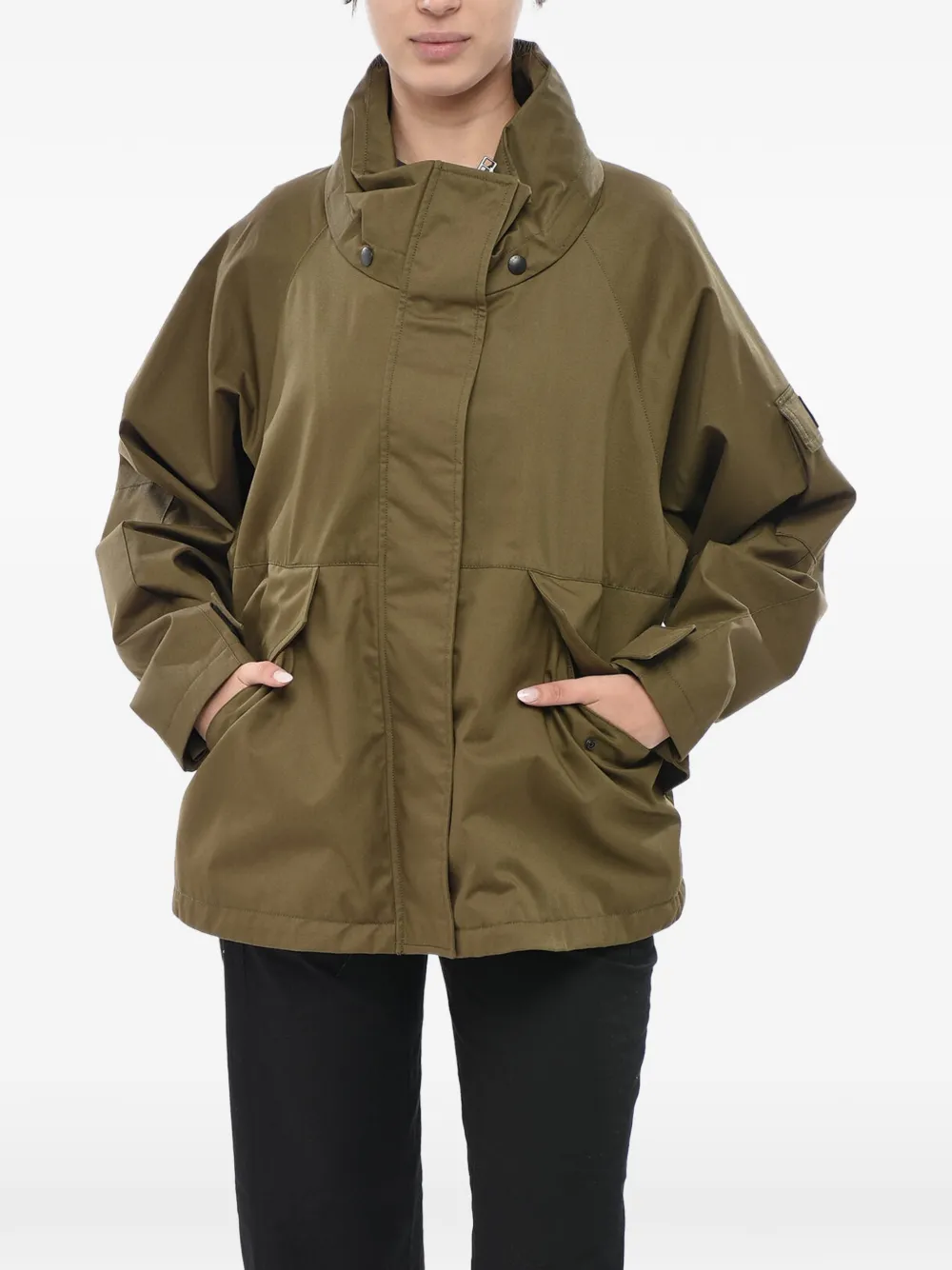 Woolrich Lily Hooded Jacket In 그린