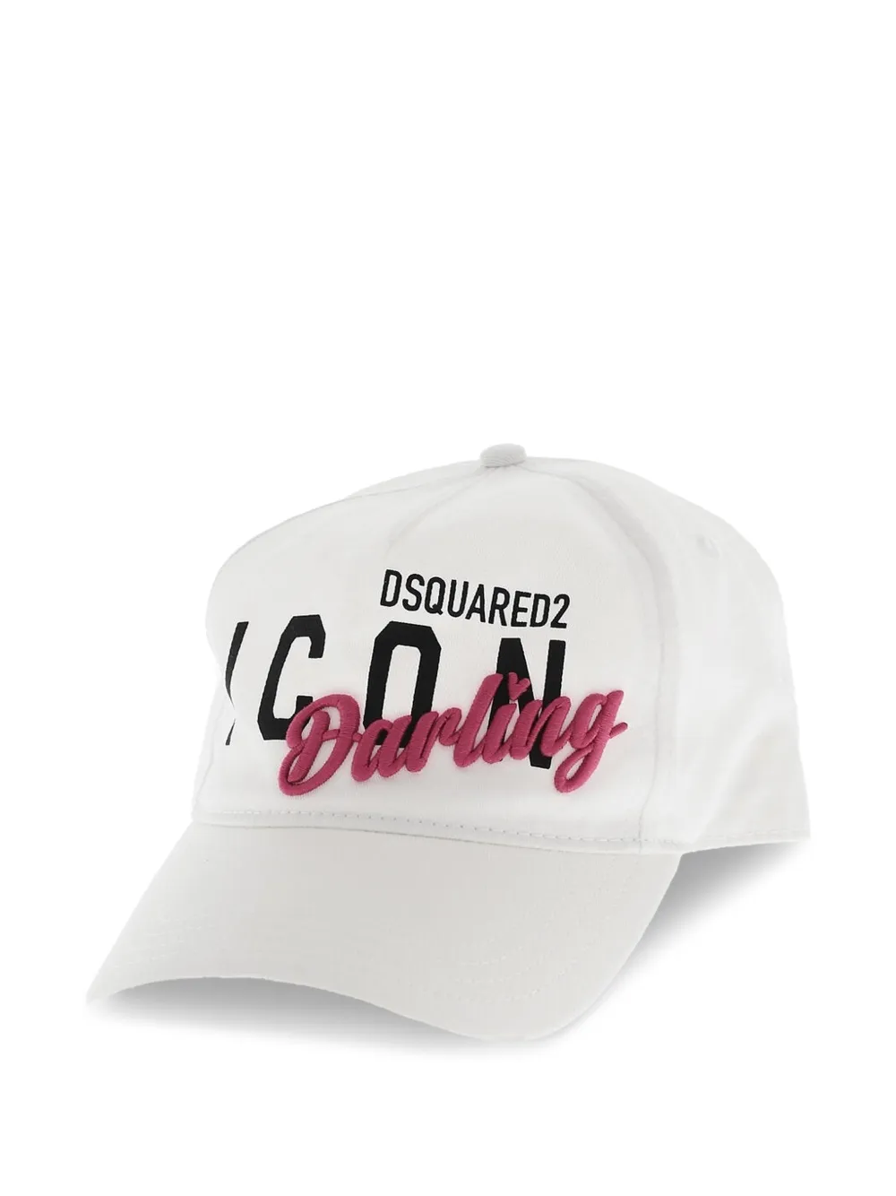 DSQUARED2 ICON embroidered baseball cap - Weiß