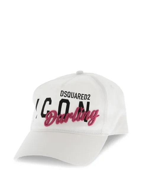 DSQUARED2 ICON embroidered baseball cap