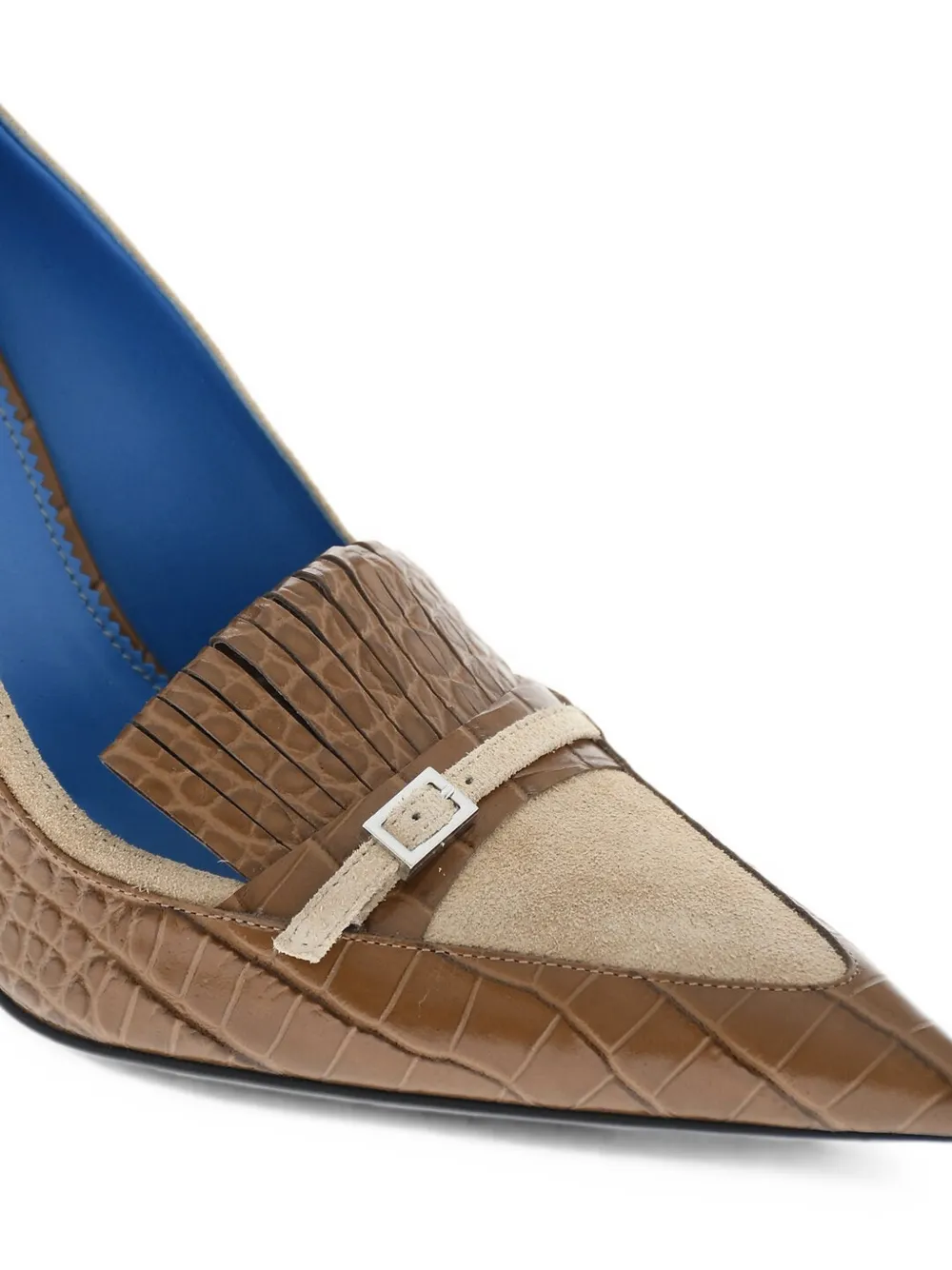 DSQUARED2 croc-effect pumps Bruin