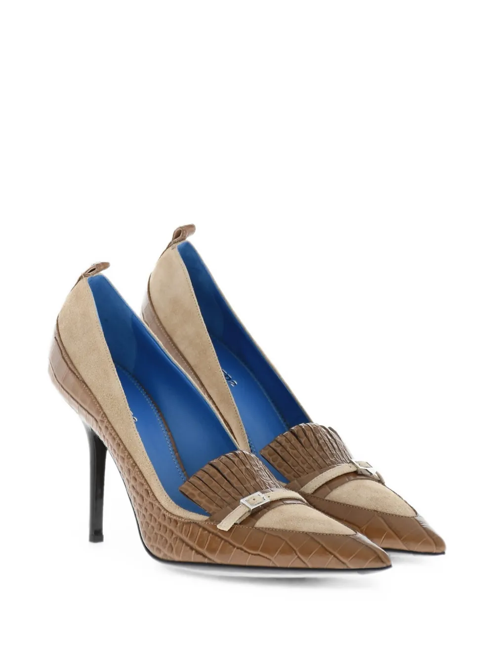 DSQUARED2 croc-effect pumps Bruin
