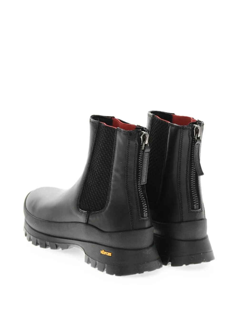 Woolrich lug-sole ankle boots Zwart