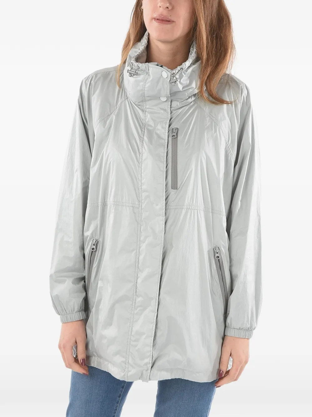 Woolrich Dauphine Over drawstring jacket - Grau