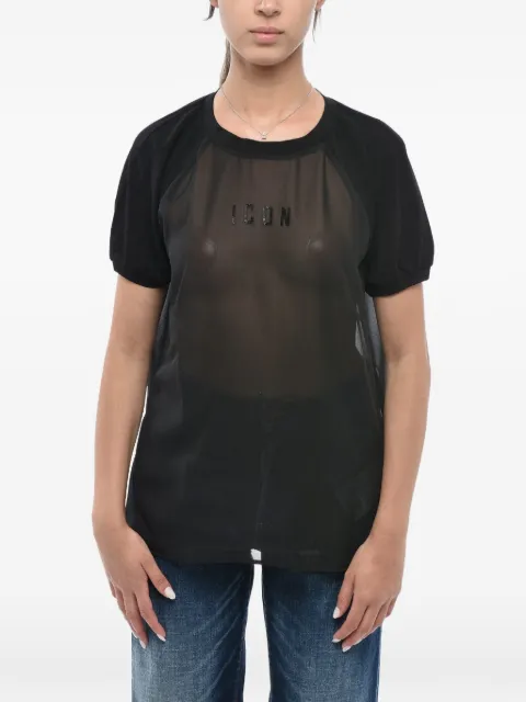 DSQUARED2 Icon rhinestone-embellished T-shirt