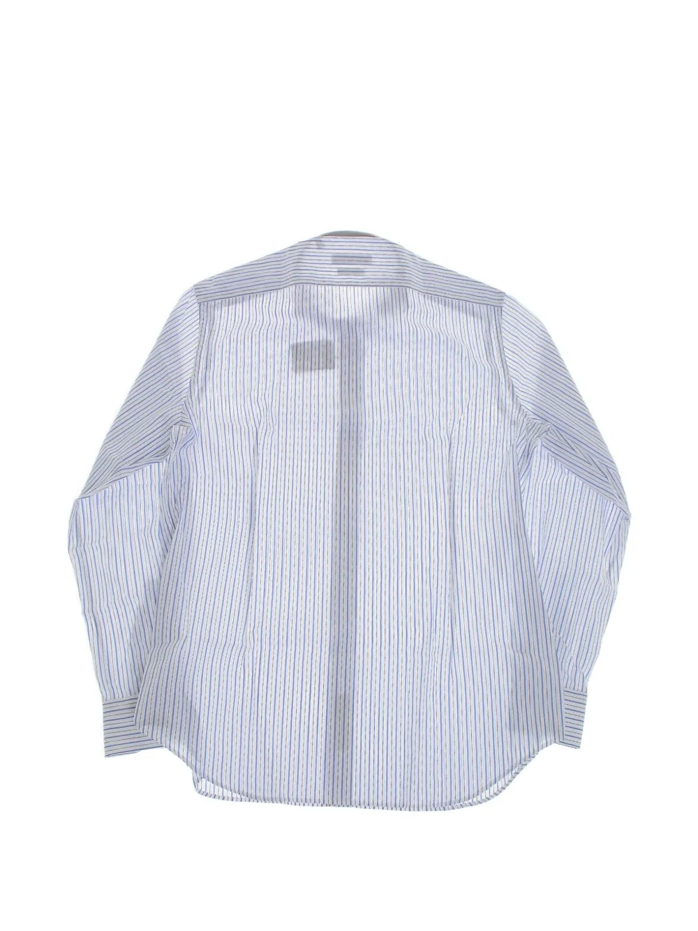 Corneliani striped wrinkle-free shirt Wit