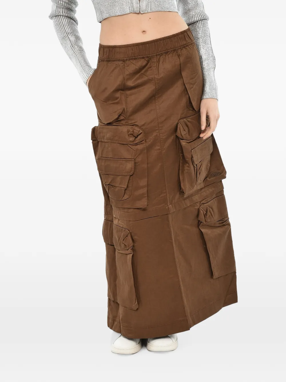 Diesel O-nita cargo maxi skirt - Braun