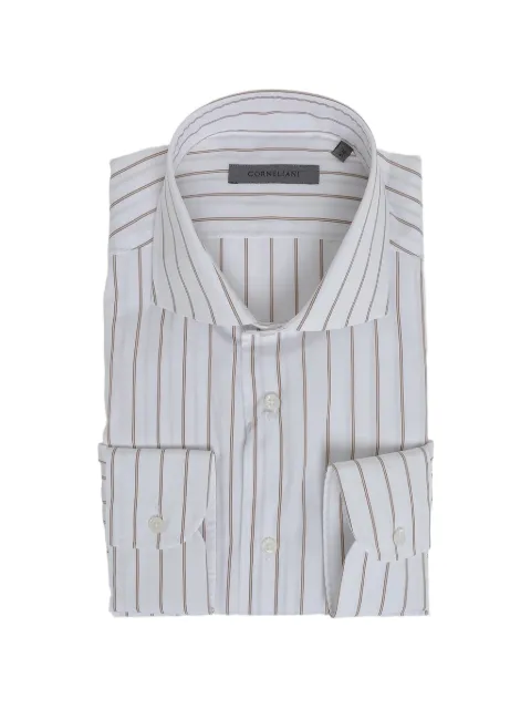 Corneliani striped cotton shirt