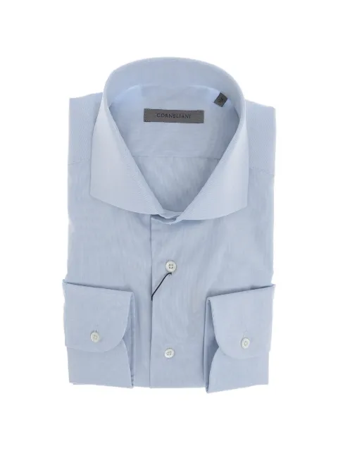 Corneliani French-collar cotton shirt