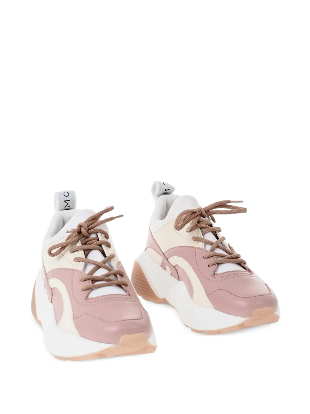Stella McCartney Eclypse lace-up sneakers Roze