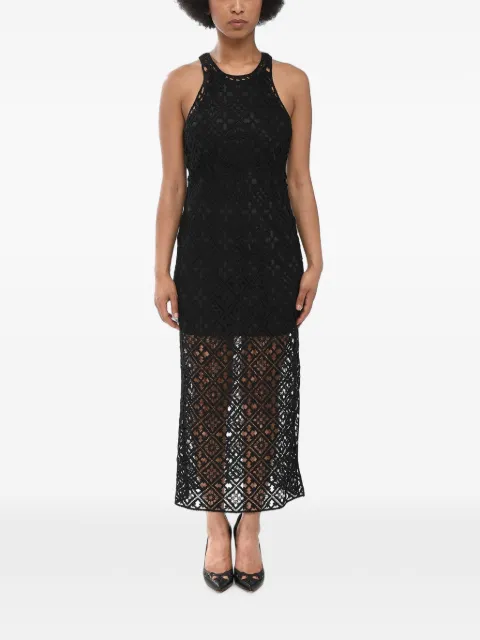 Off-White crochet-knit sleeveless dress
