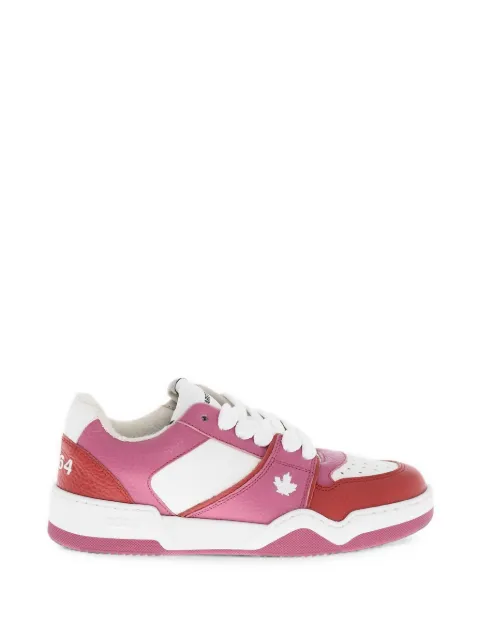 DSQUARED2 leather panelled sneakers