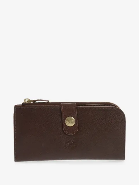 Il Bisonte hammered leather wallet