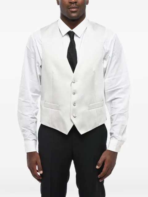 Corneliani jacquard-woven waistcoat