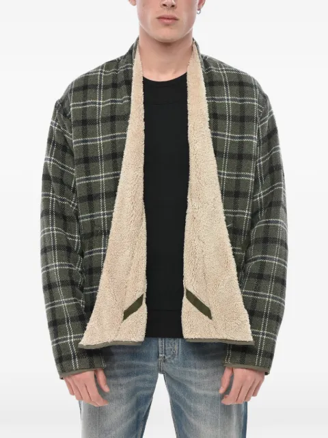 Greg Lauren reversible checked overshirt