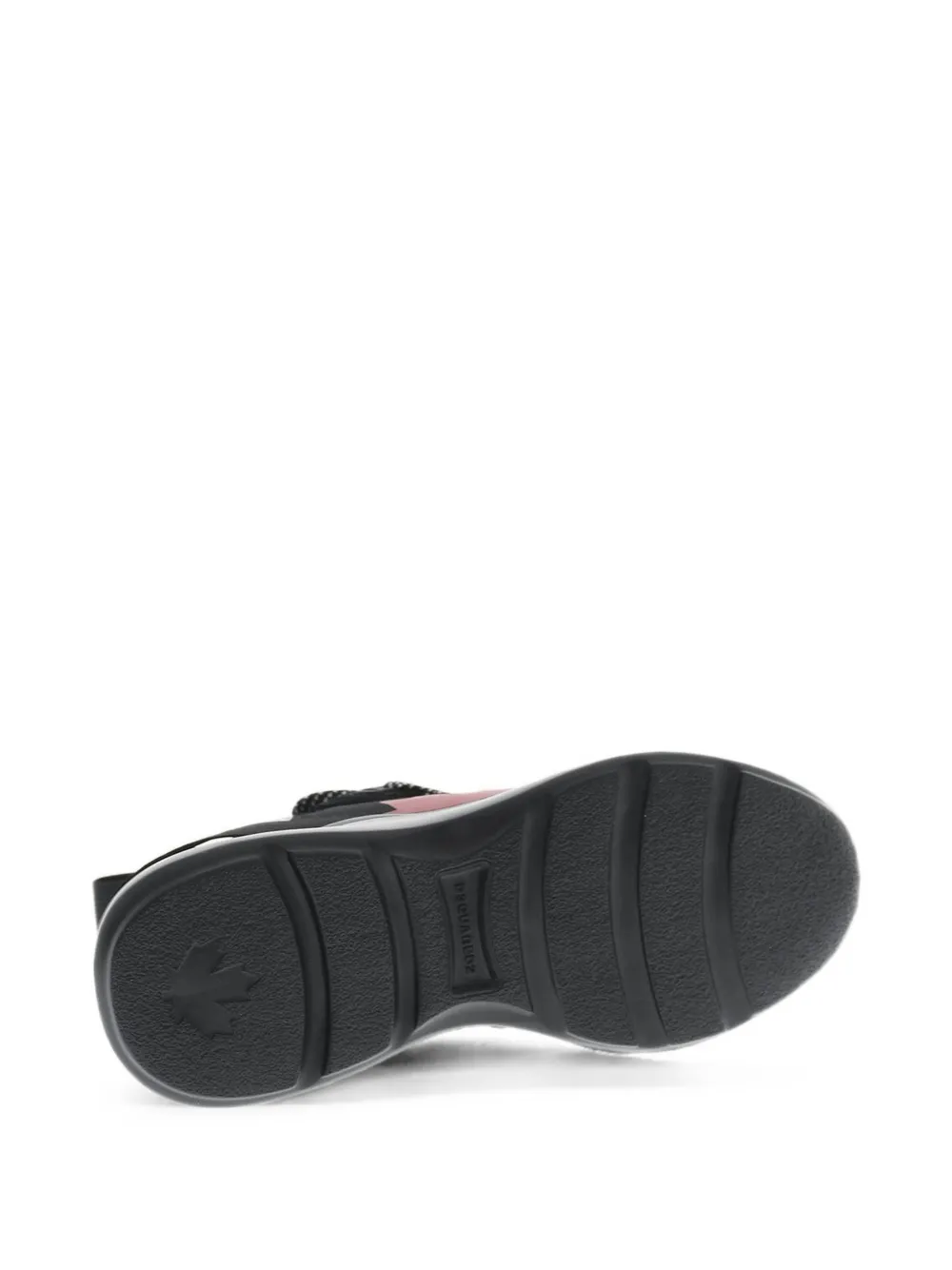 DSQUARED2 FLY sneakers met logoband Zwart