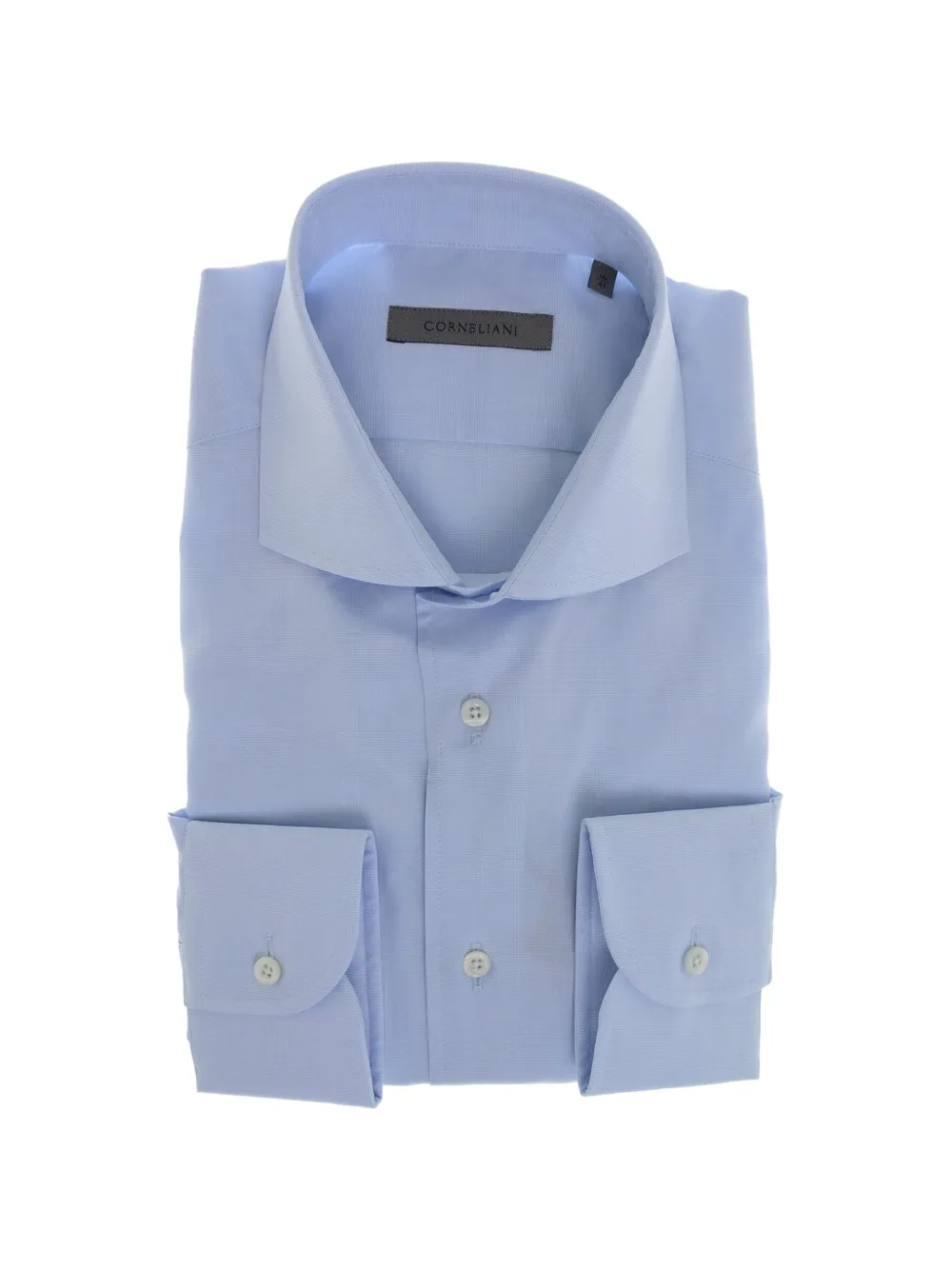 Corneliani French-collar shirt Blauw