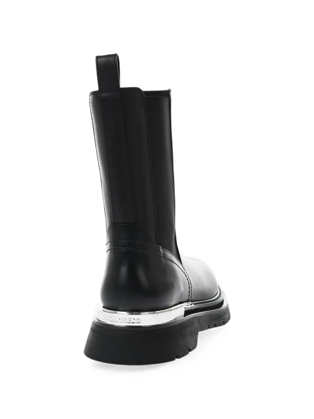 DSQUARED2 Urban Hiking leather Chelsea ankle boots Zwart