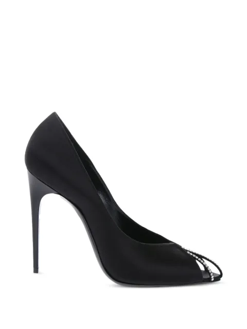 Saint Laurent zapatillas con detalles de strass