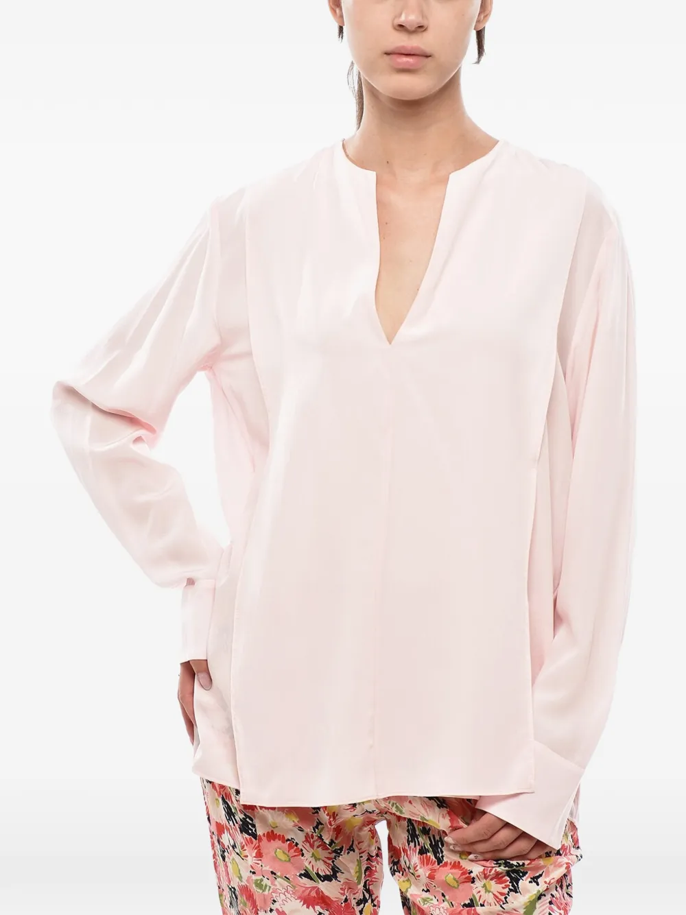 Stella McCartney Emmalee V-neck blouse - Rosa