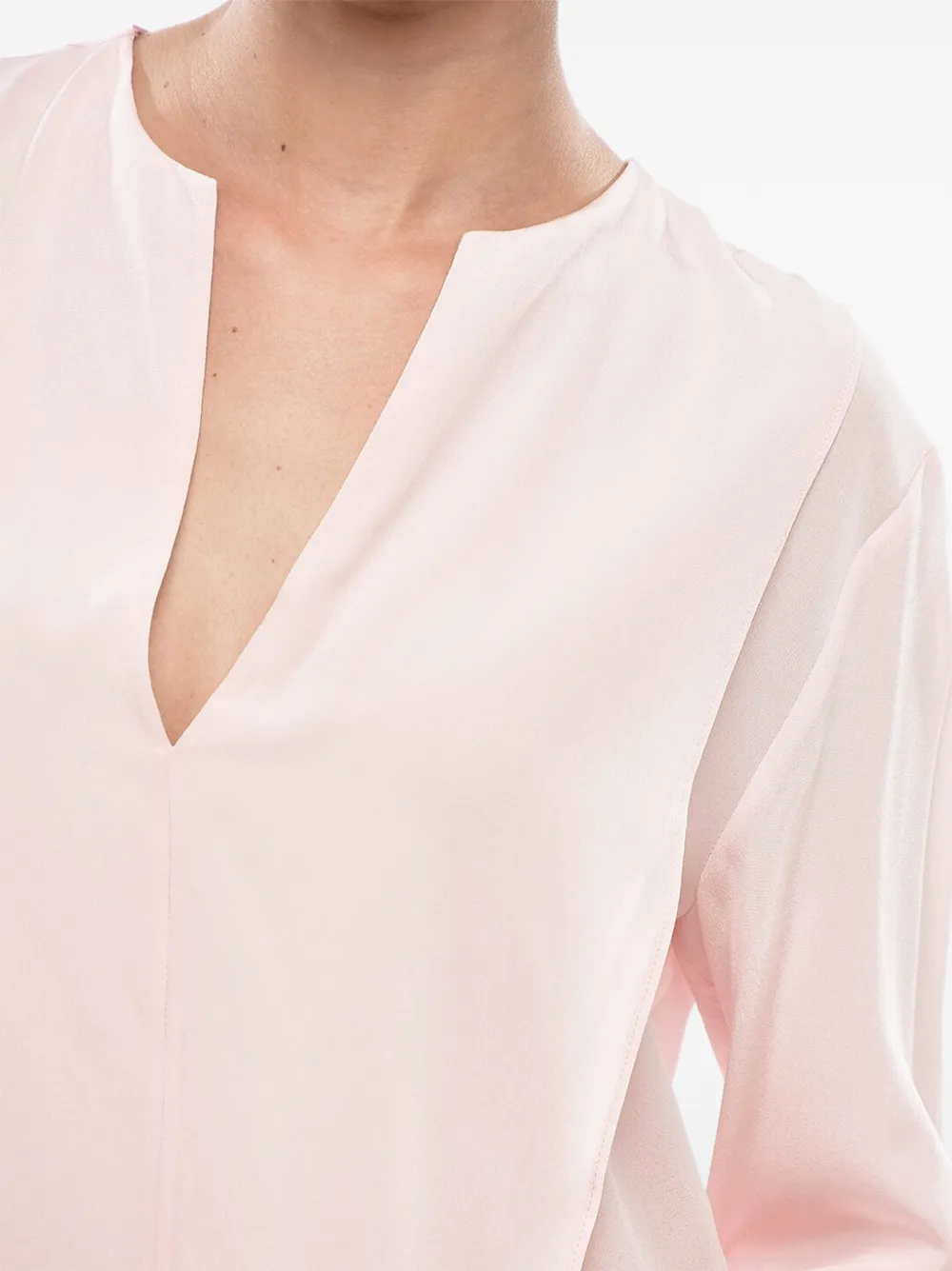 Stella McCartney Emmalee blouse met V-hals Roze