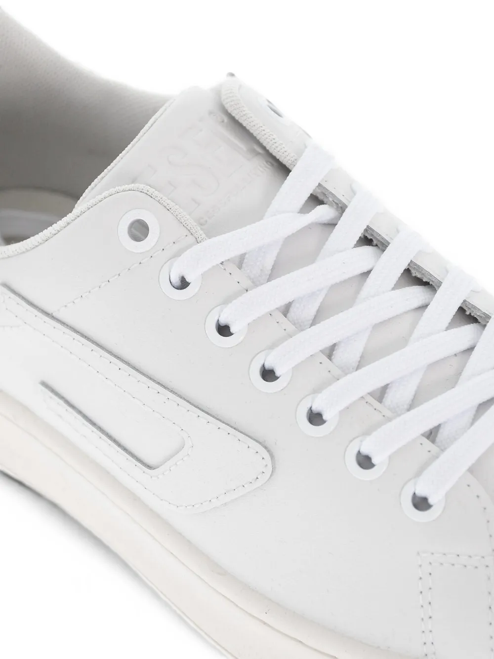 Diesel S-Athene leren low-top sneakers Wit