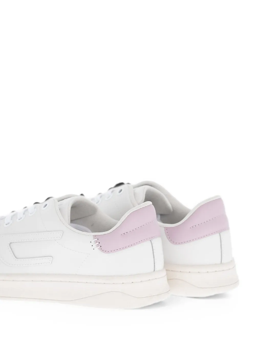 Diesel S-Athene leren low-top sneakers Wit