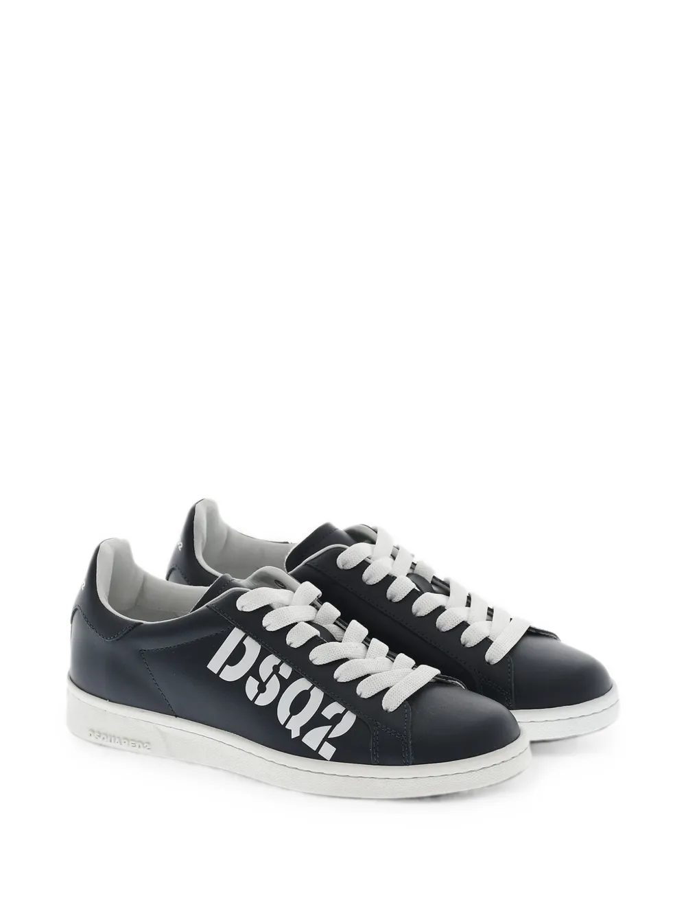 DSQUARED2 Boxer logo-print sneakers Blauw