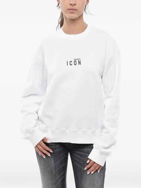 DSQUARED2 Icon logo-print cotton sweatshirt