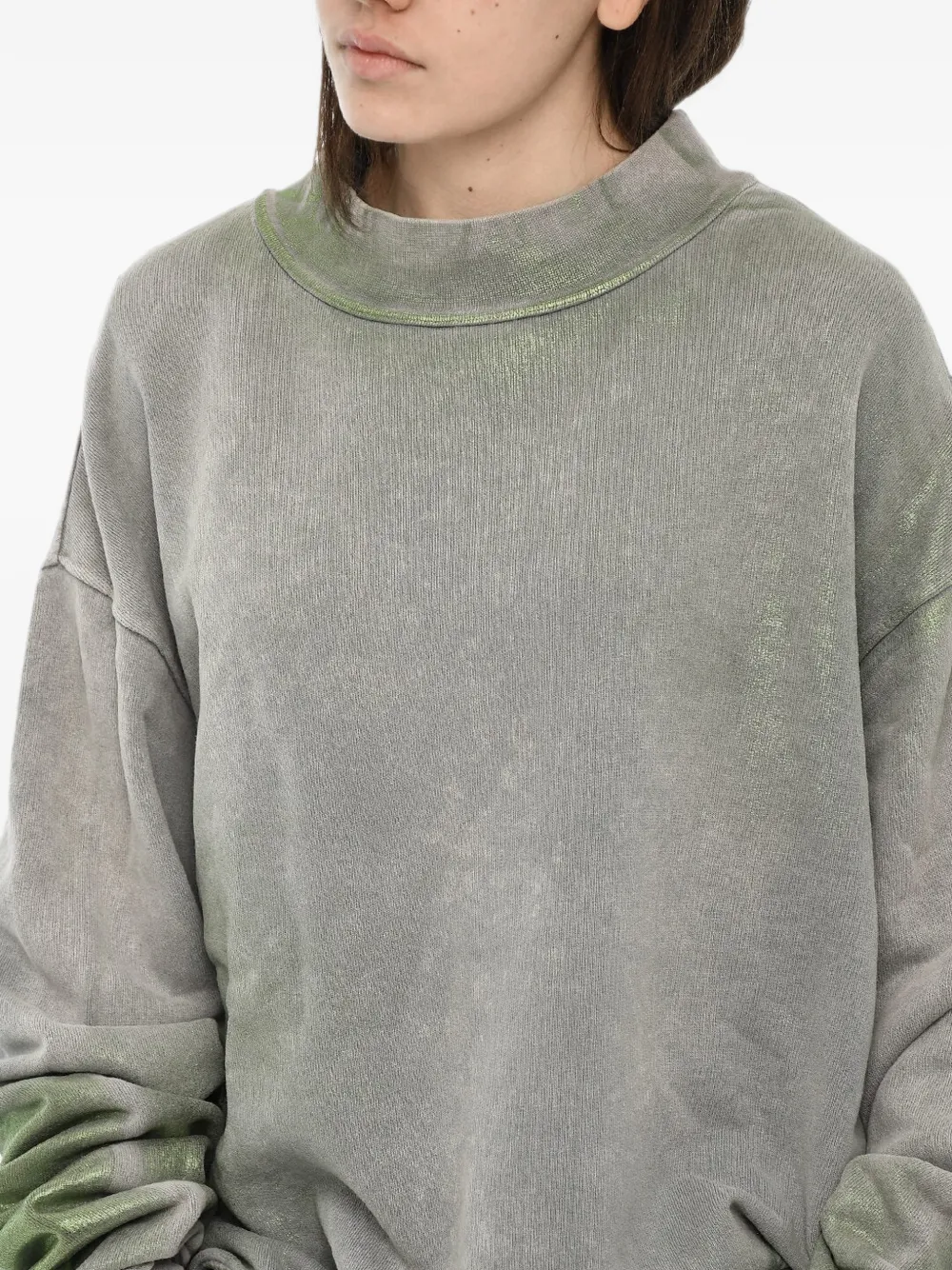 Diesel Oversized sweater met ronde hals Grijs