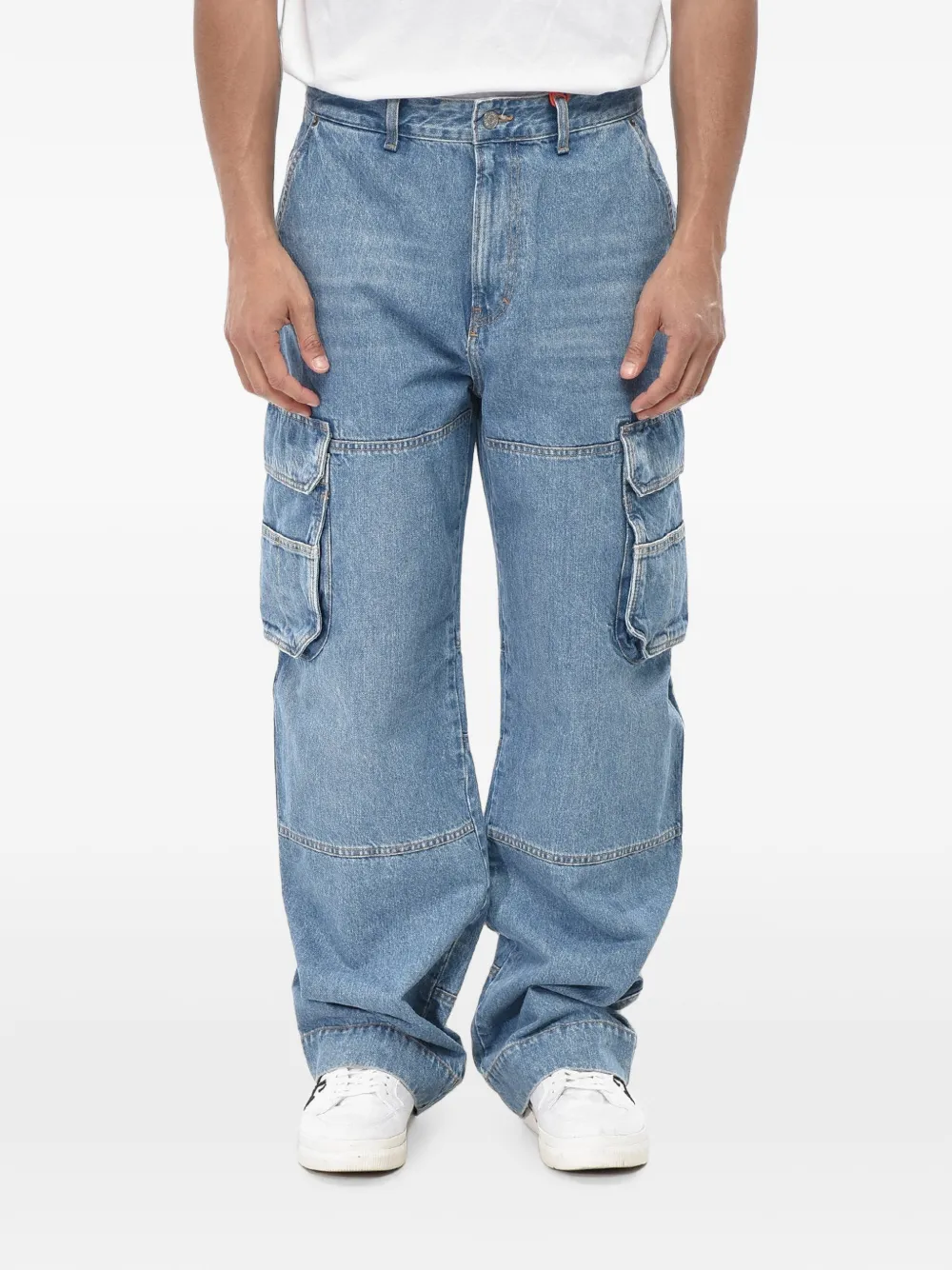 Diesel D-Fish cargo jeans - Blau
