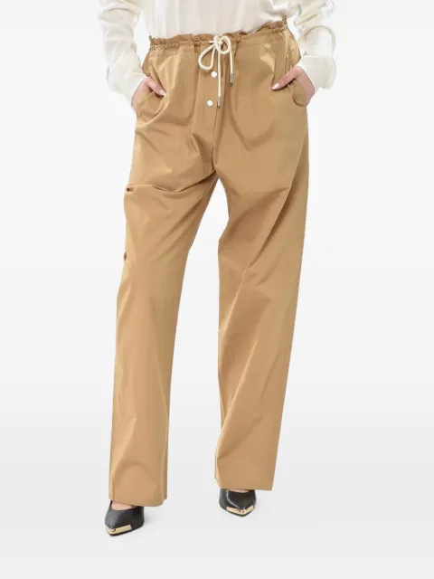 The Row drawstring-waist trousers