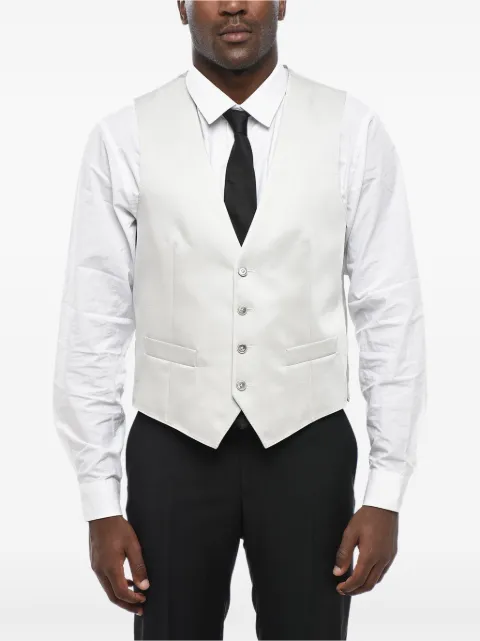 Corneliani V-neck button-up waistcoat