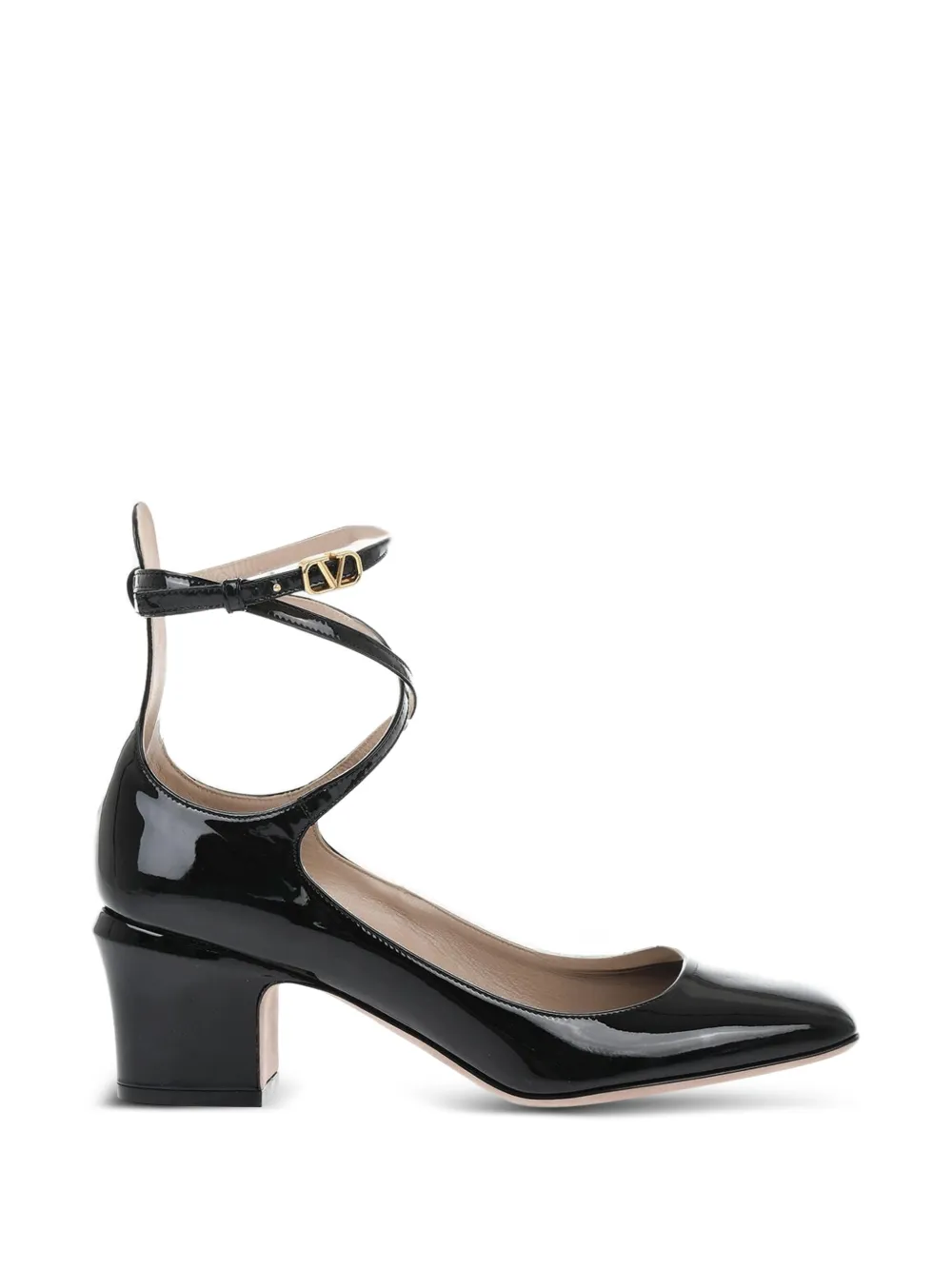Valentino Garavani VLogo Signature ankle-strap pumps Zwart
