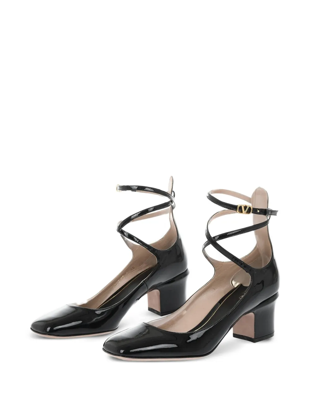 Valentino Garavani VLogo Signature ankle-strap pumps Zwart