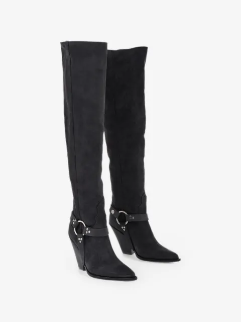 Sonora Acapulco Belt suede boots
