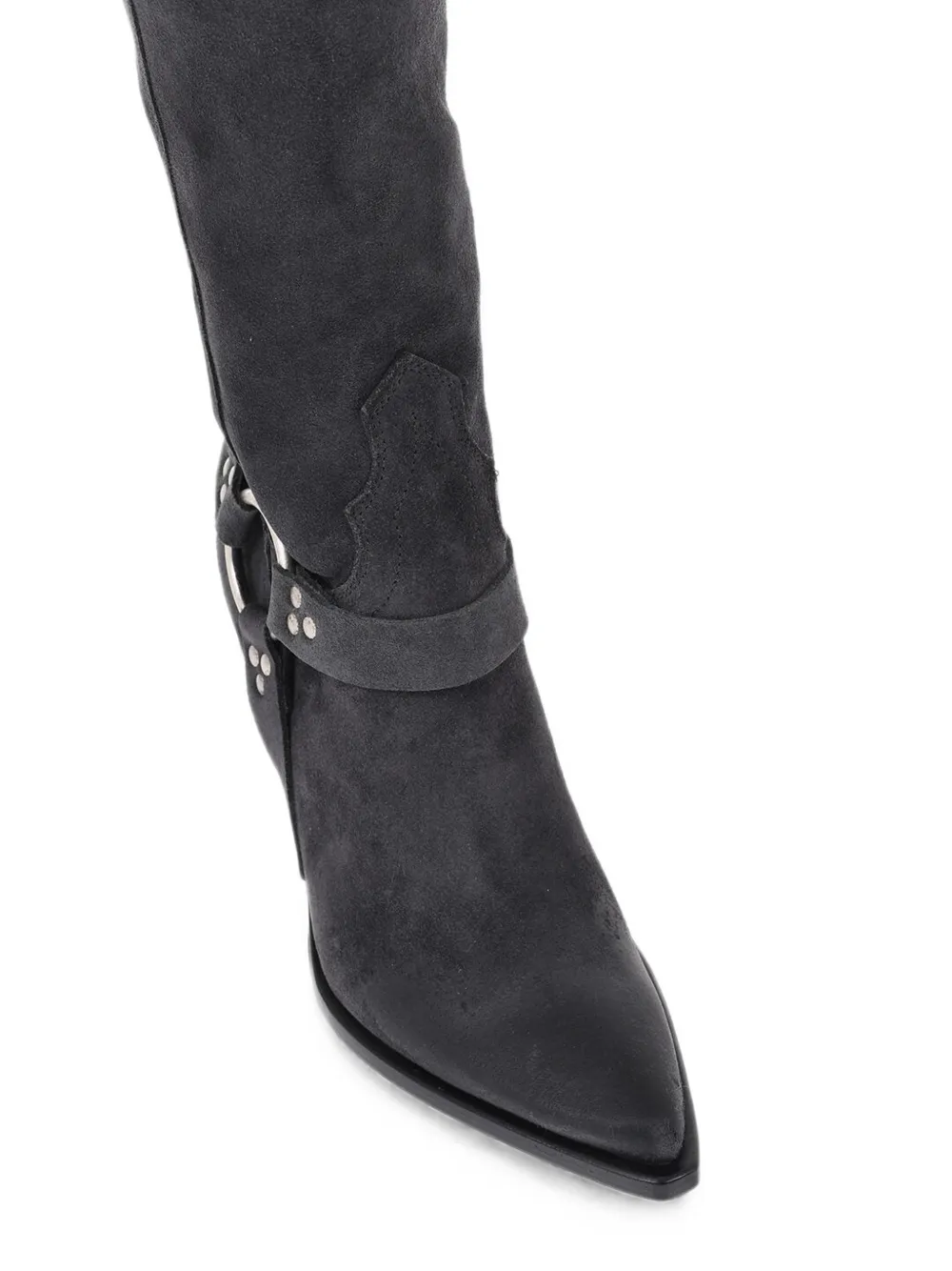 Sonora Acapulco Belt suede boots Zwart
