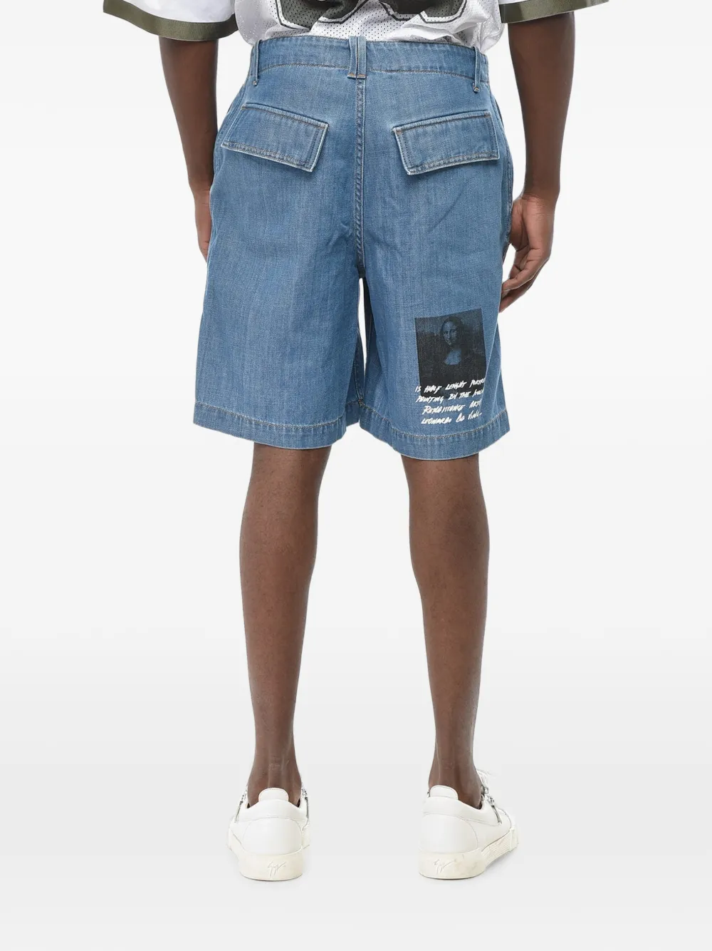 Off-White Cargo shorts Blauw