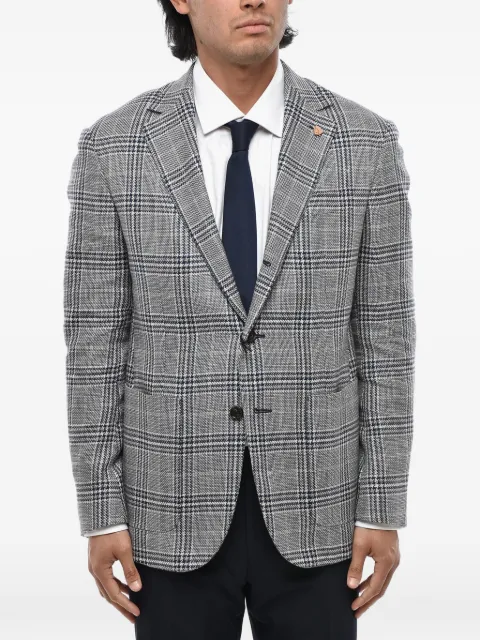 Corneliani Circle checked single-breasted blazer