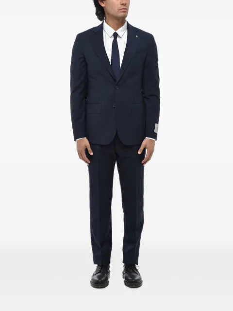 Corneliani single-breasted virgin wool suit