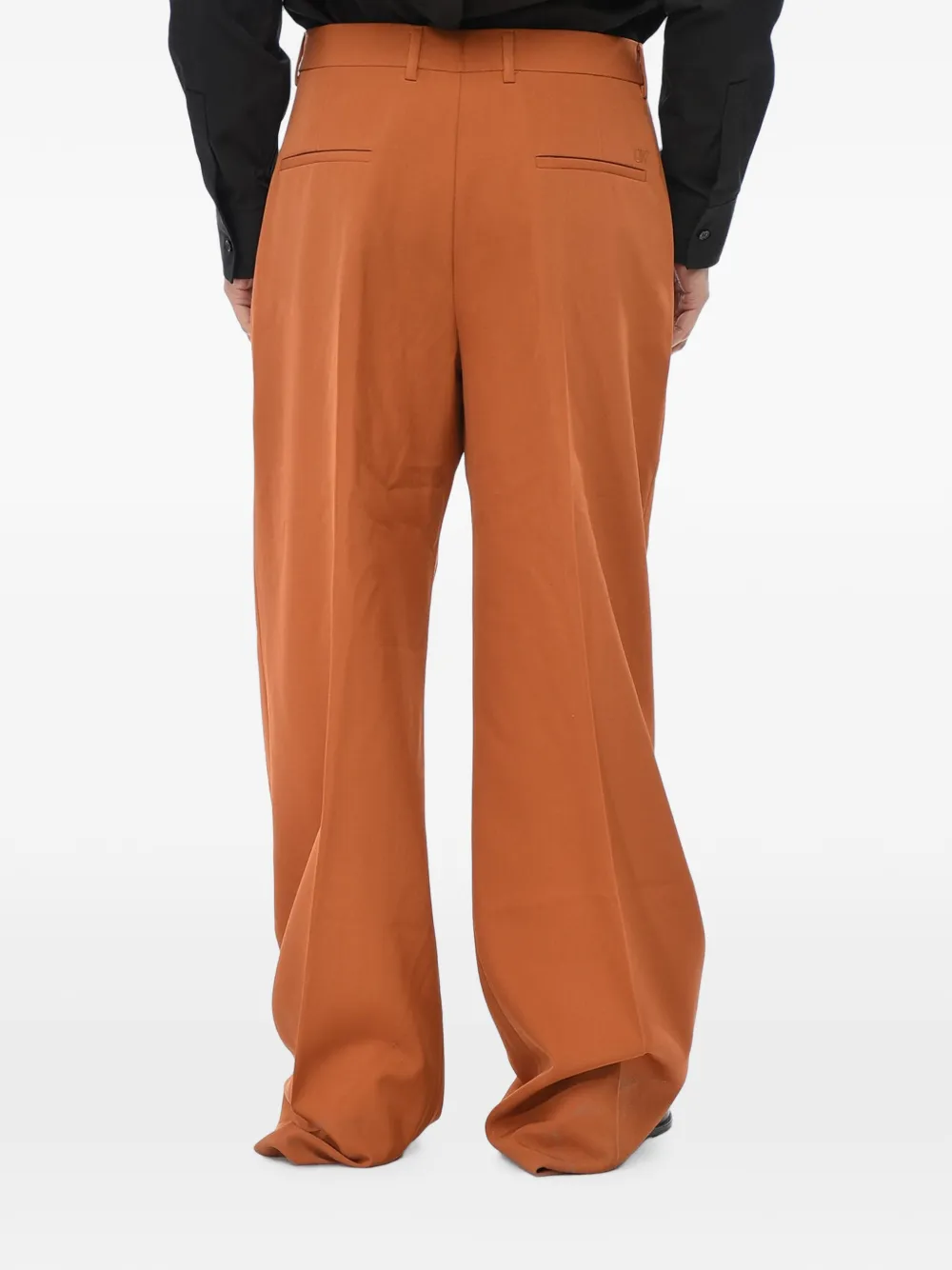 Off-White Wollen broek Oranje