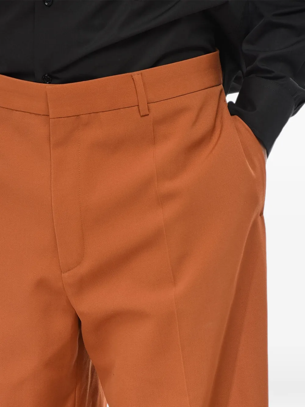 Off-White Wollen broek Oranje